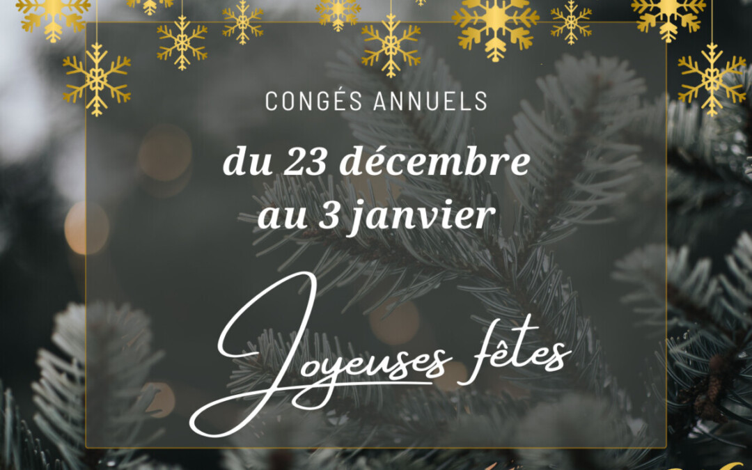 Congés fin d’année